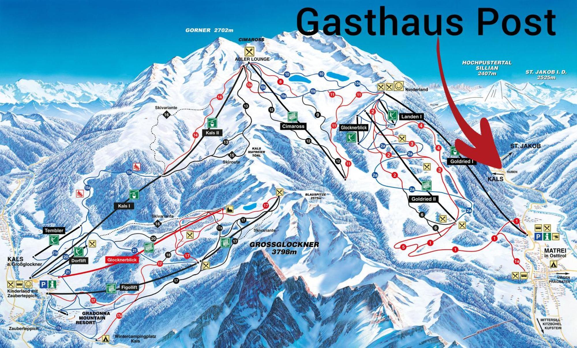 Gasthaus Post Matrei in Osttirol Buitenkant foto